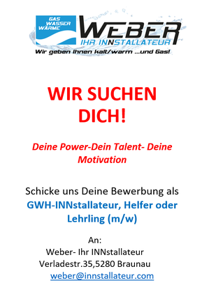 Wir suchen Dich!